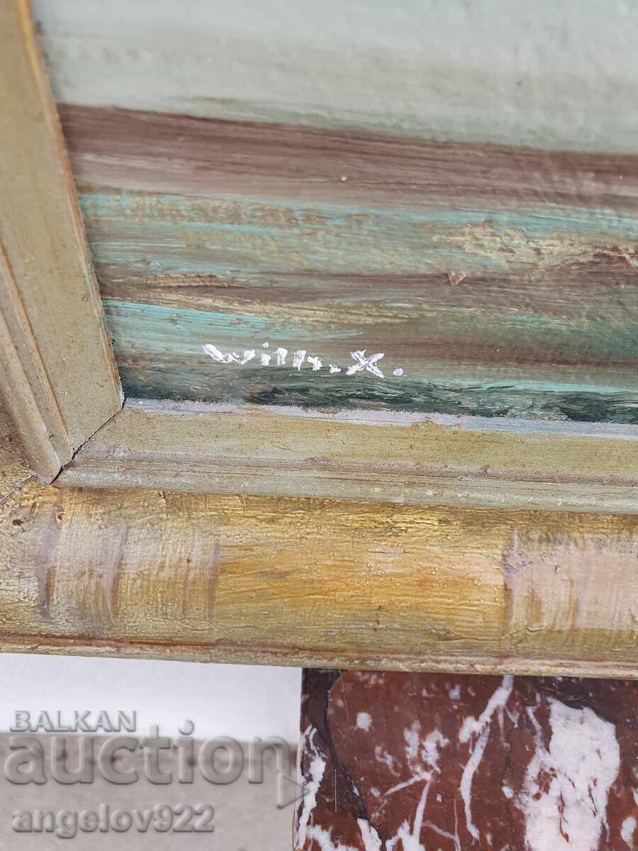 Авторска картина с маслени бои върху фазер!!! - 6