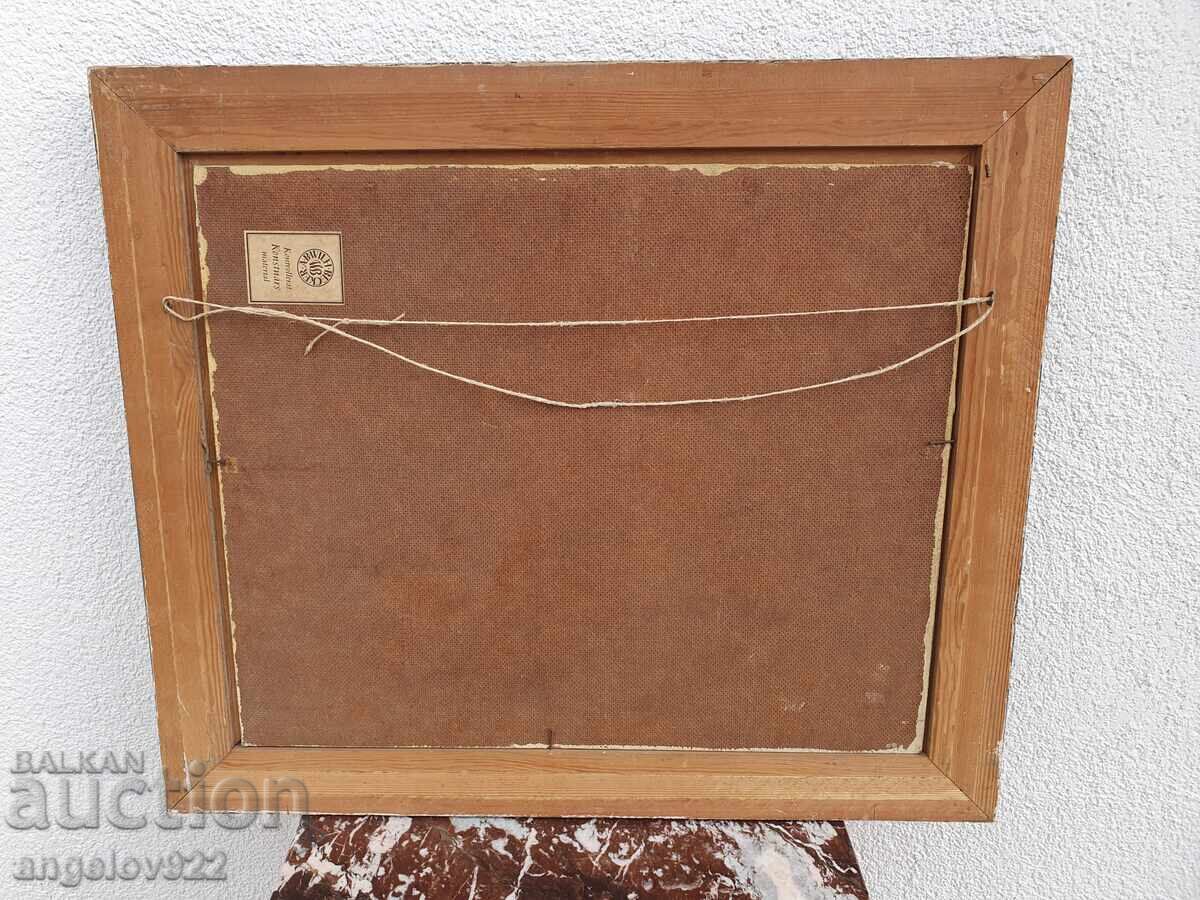 Авторска картина с маслени бои върху фазер!!! - 7