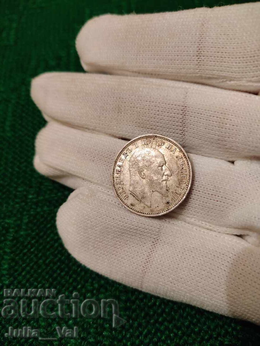 1 Lev from 1910. BZC from 0.01 cent. - Silver - 5 1 Lev from 1910. BZC from 0.01 cent. - Silver - 5