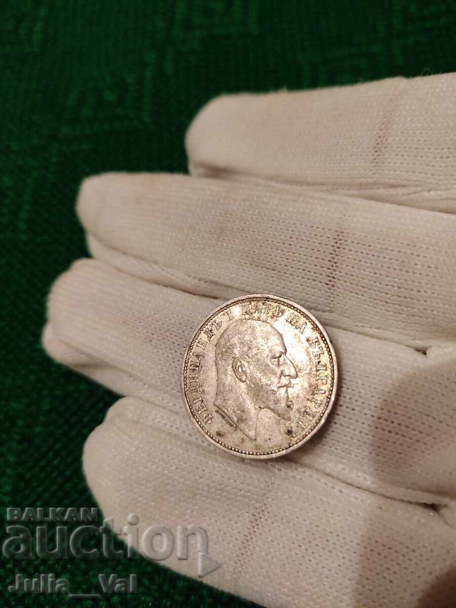 1 Lev from 1910. BZC from 0.01 cent. - Silver - 6 1 Lev from 1910. BZC from 0.01 cent. - Silver - 6