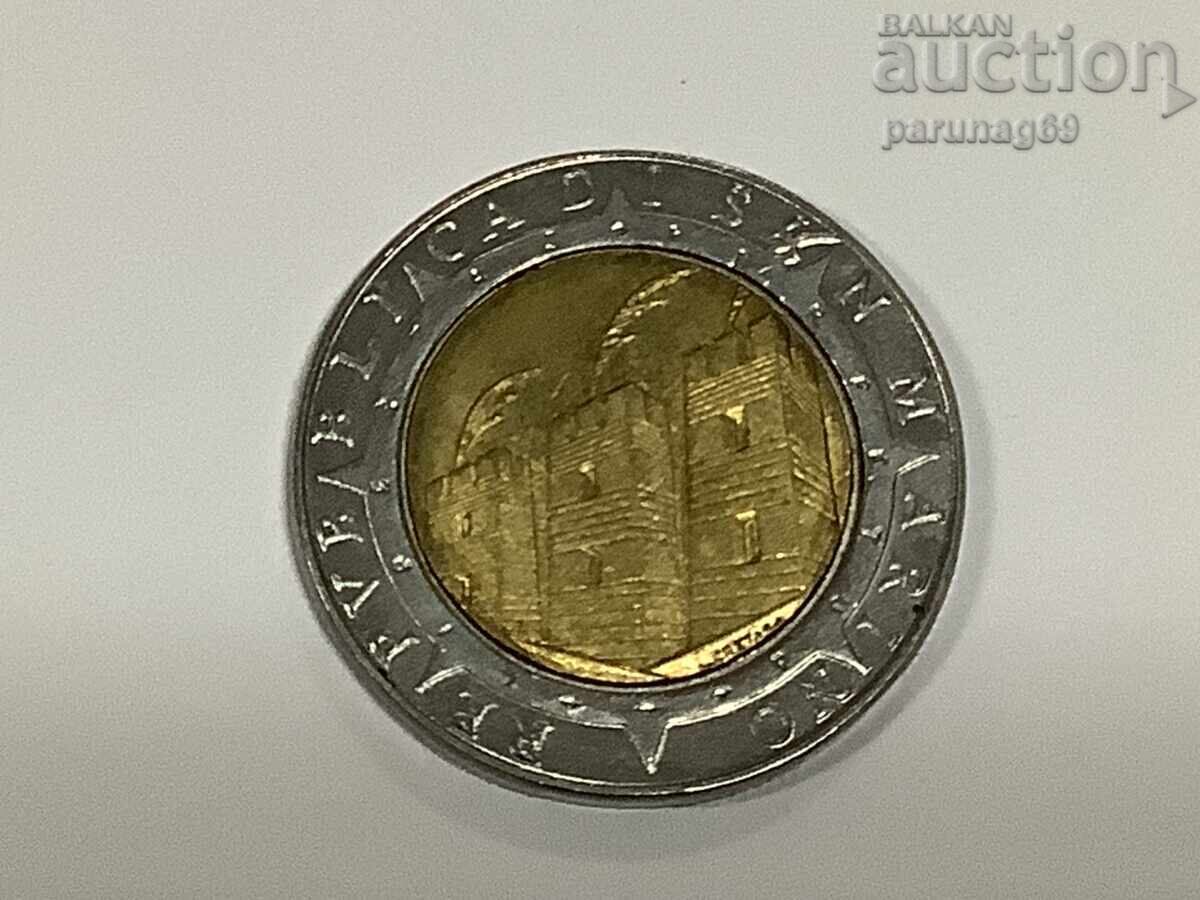 San Marino 500 Lire 1992 - Bimetallic with price € 1.90 | 3.72 BGN San Marino 500 Lire 1992 - Bimetallic with price € 1.90 | 3.72 BGN