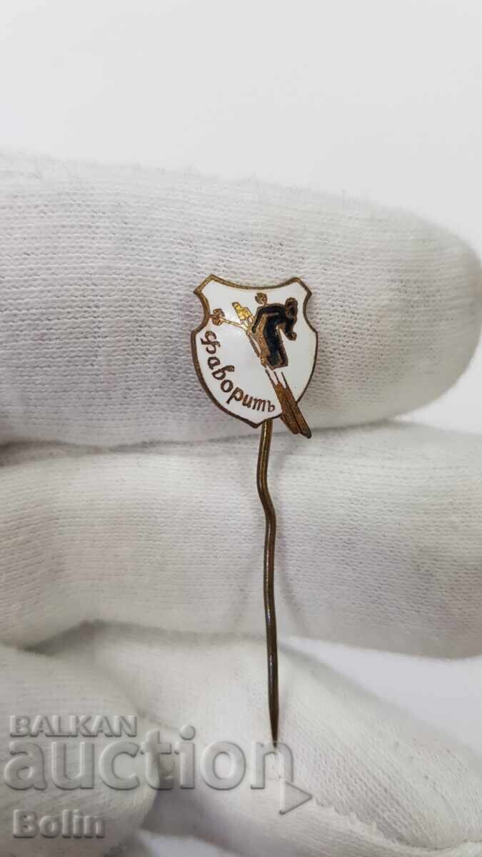 Δημοπρασία Σπάνιο τσαρικό σήμα, κονκάρδα "Φαβορίτ" Σκι, Σπορ Δημοπρασία Σπάνιο τσαρικό σήμα, κονκάρδα "Φαβορίτ" Σκι, Σπορ