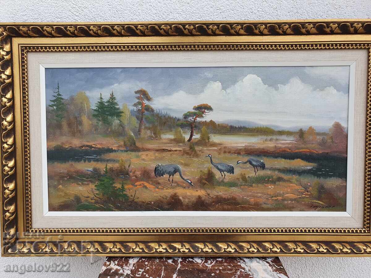 Доставка на Авторска картина с маслени бои върху платно!!!