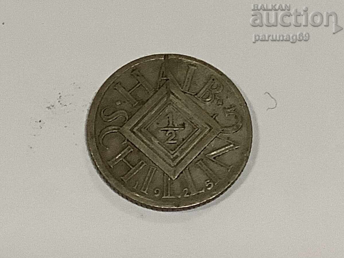 Αυστρία 1/2 σελίνι 1925 ασήμι 0.640