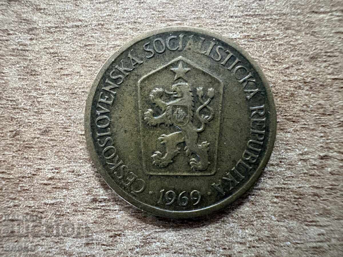 Cehoslovacia - 1 coroană (1969) cu preț € 0.10 | 0.20 BGN