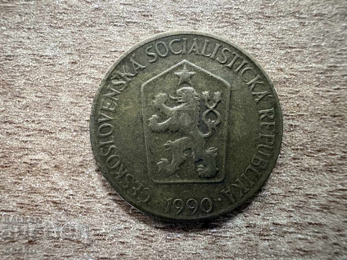 Cehoslovacia - 1 coroană (1990) cu preț € 0.25 | 0.49 BGN