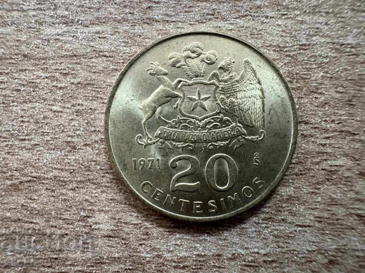 Χιλή - 20 σεντέσιμος (1971) Χιλή - 20 σεντέσιμος (1971)