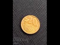Южна Африка 20 цента 2008 г.