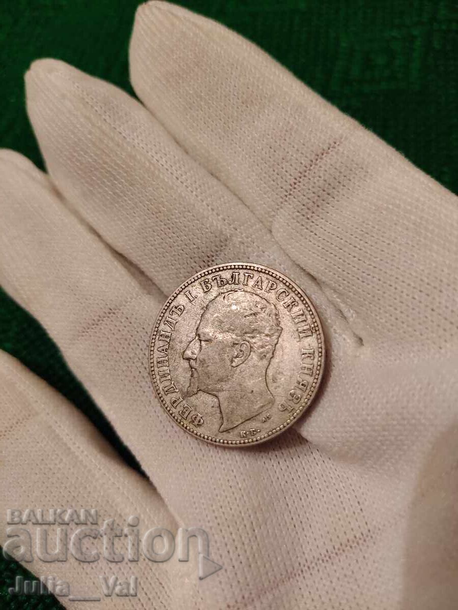 2 лева от 1894 г. БЗЦ - 2 от 0,01 цент. - Сребро - 7 2 лева от 1894 г. БЗЦ - 2 от 0,01 цент. - Сребро - 7