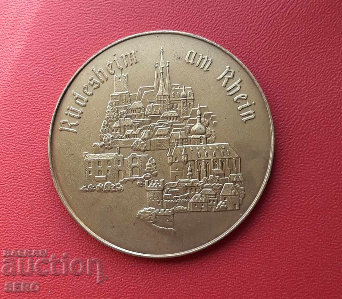 Медал-Германия-град Рудесхайм ам Рейн 1983 Медал-Германия-град Рудесхайм ам Рейн 1983