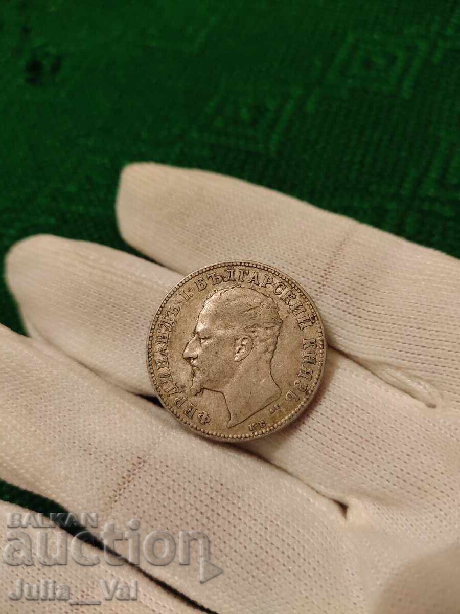 Auction  2 Leva from 1894 BZC - 4 from 0.01 Cent. - Silver