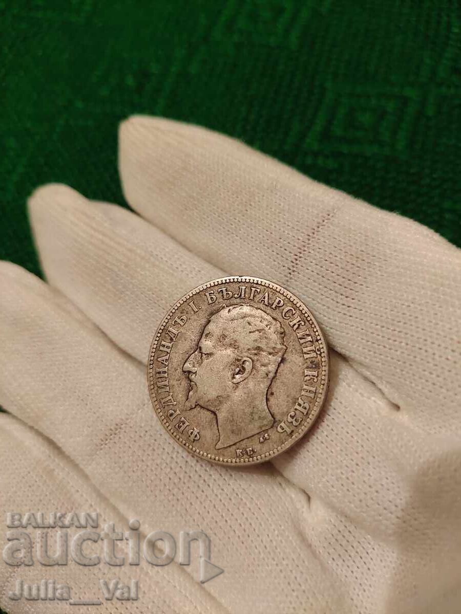 Delivery of 2 Leva from 1894 BZC - 6 from 0.01 cent. - Silver