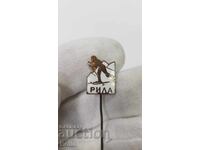 Рядък царски знак, значка "Ски Рила" Спорт