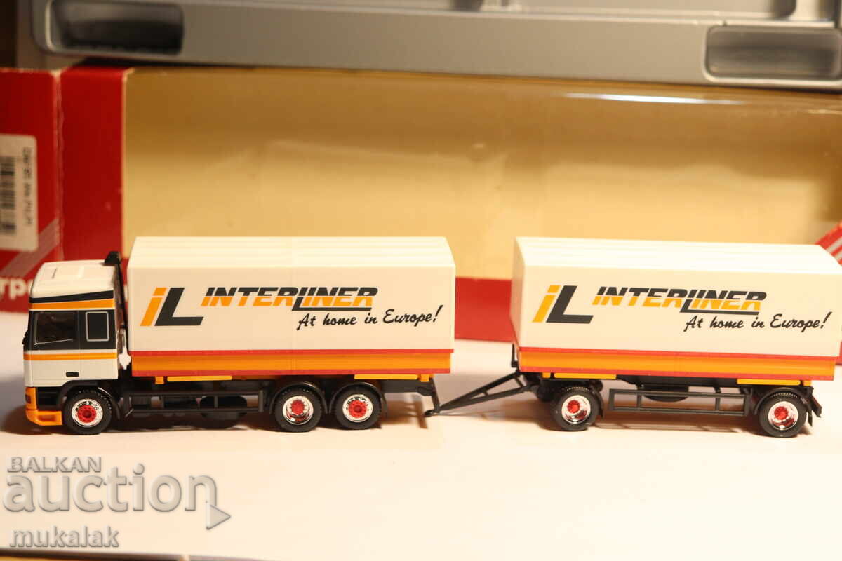 HERPA 1:87 H0 DAF DAF 95 TIR TRUCK MODEL - 7