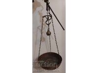 Cântar balanță retro, alamă și bronz pentru colecționari