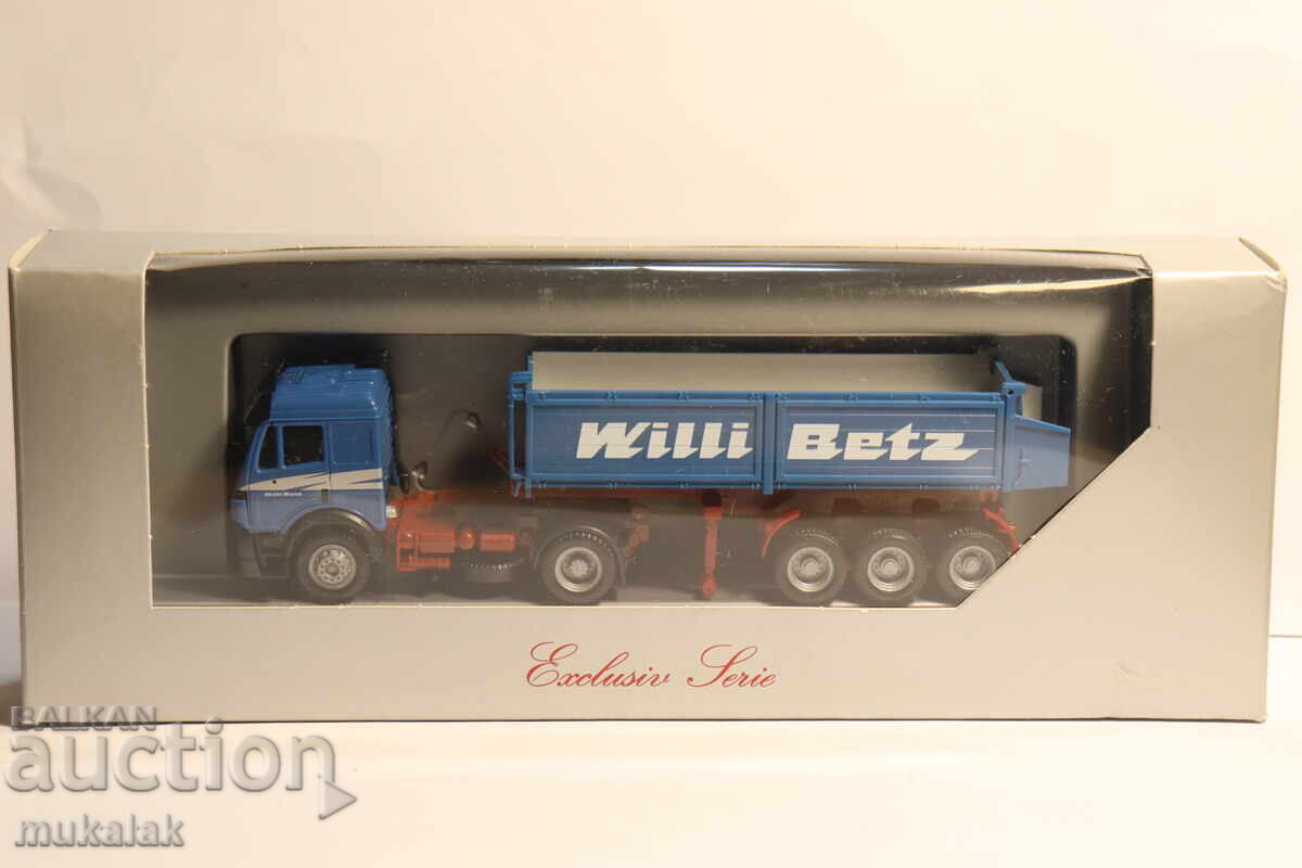 HERPA 1:87 H0 MERCEDES WILLI BETZ ГОНДОЛА САМОСВАЛ   КАМИОН