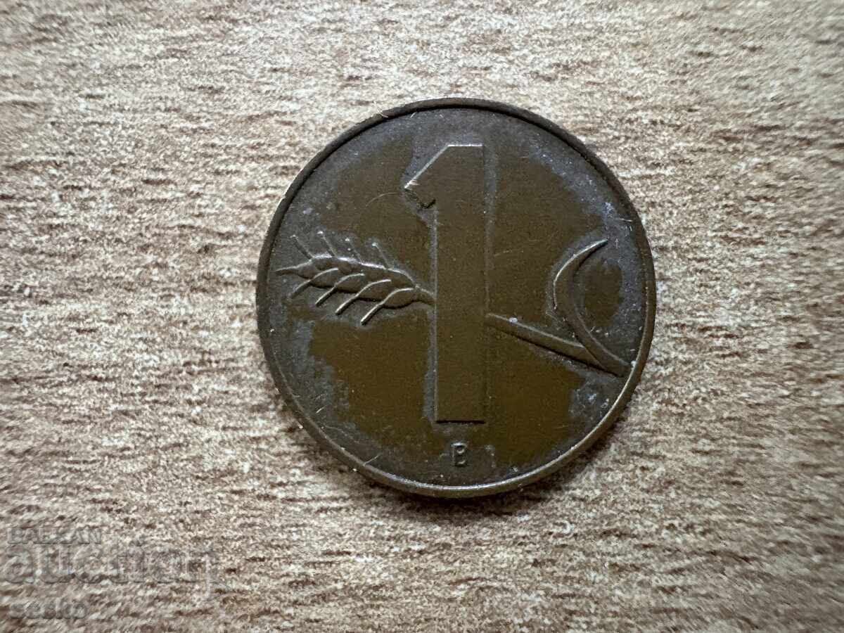 Elveția - 1 rapen (1958)