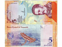 ВЕНЕЦУЕЛА VENEZUELA 5 Боливара емисия - issue 2018 НОВА UNC