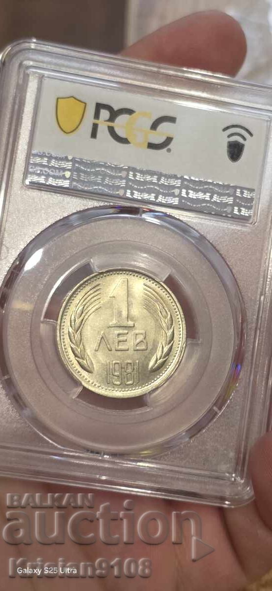 1 Lev 1981 Year MS67 1 Lev 1981 Year MS67