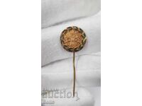 Σπάνιο κομματικό σήμα, κονκάρδα "BZNS" με σμάλτο