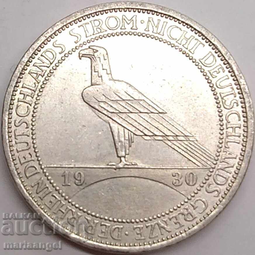 Germany 3 Mark 1930 Weimar 15g Silver - 5