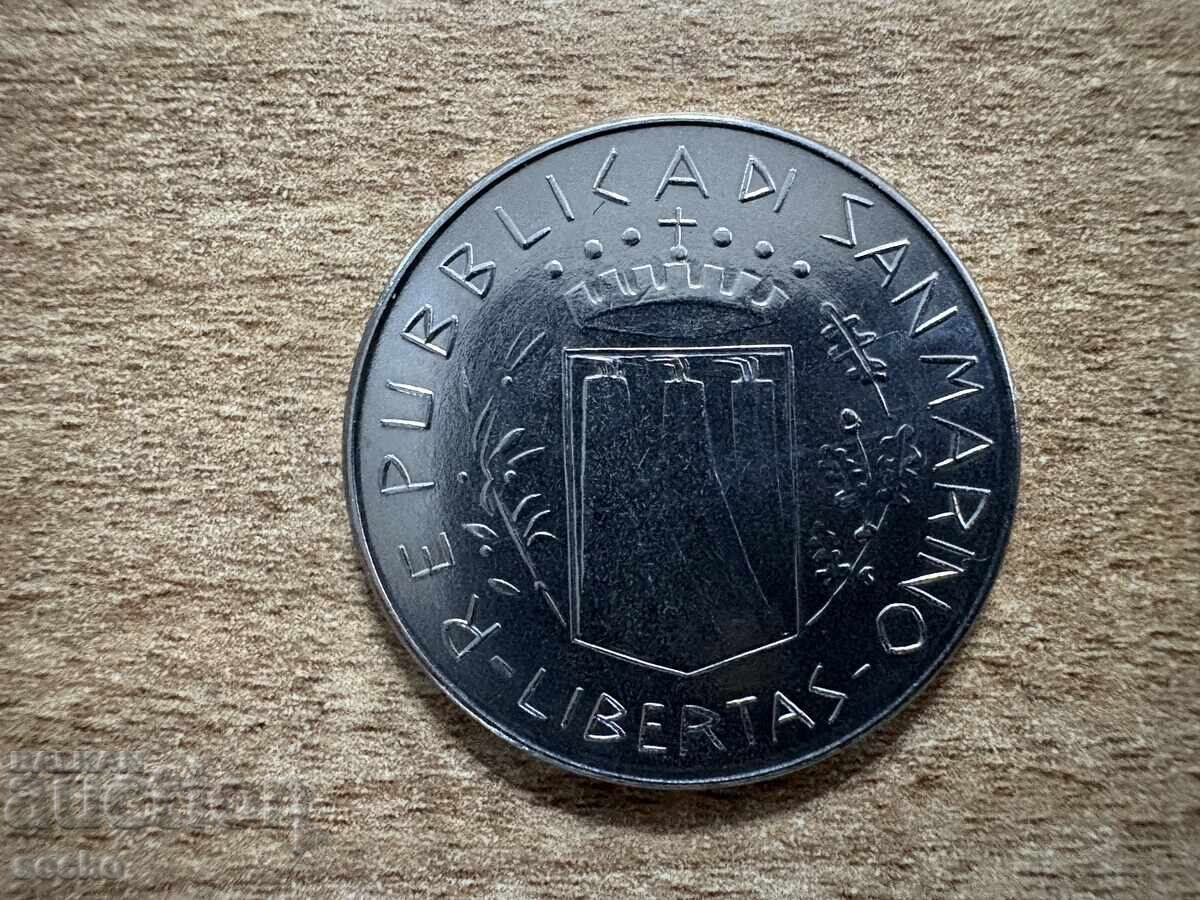 San Marino - 100 lire (1981) cu preț € 1.20 | 2.35 BGN