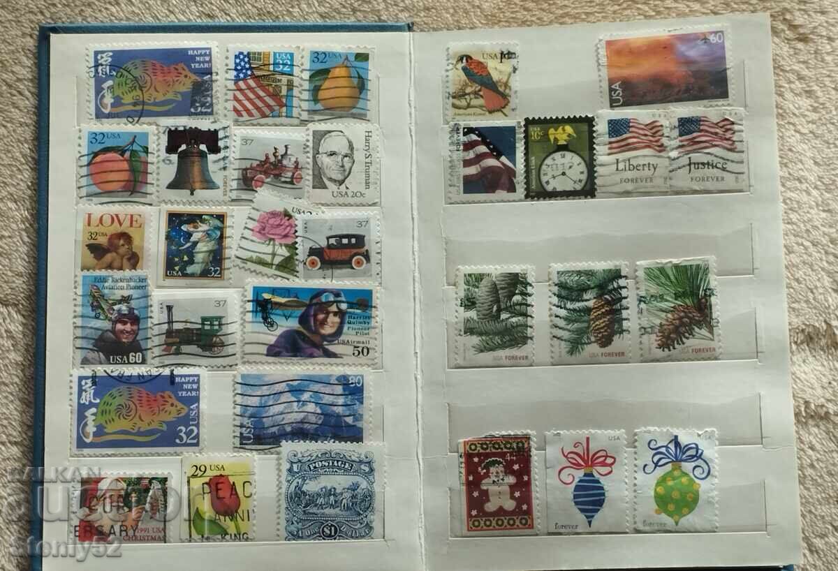 Αμερικανικά γραμματόσημα 30 τμχ Αμερικανικά γραμματόσημα 30 τμχ