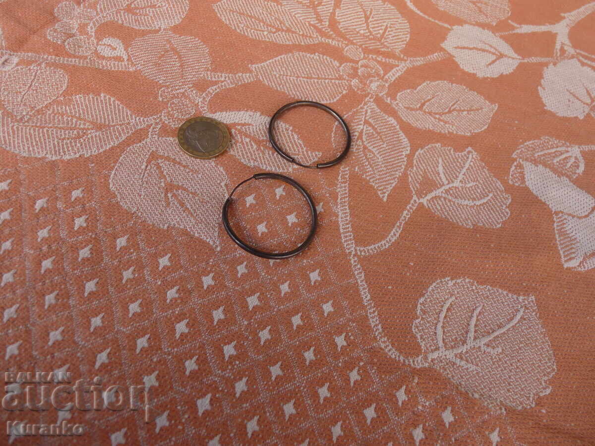 Автентични възрожденски сребърни  обеци - 6