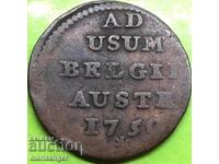 Австрийска Нидерландия 1750 1 лиард Мария Терезия - рядка!