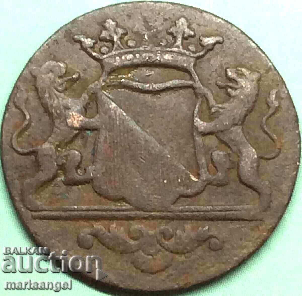 Olanda 1782 1 Duit Cent Provincia Utrecht Olanda 1782 1 Duit Cent Provincia Utrecht