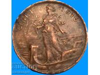 1 centesimo 1916 Italy Victor Emmanuel III 1869-1947