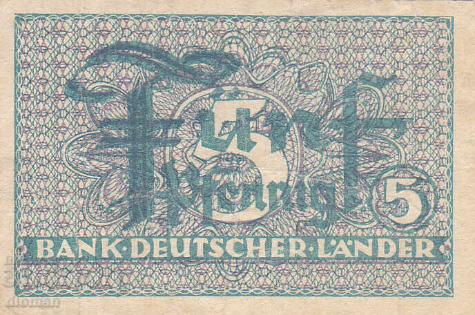 dioman - ΓΕΡΜΑΝΙΑ /ΟΜΟΣΠΟΝΔΙΑΚΗ ΔΗΜΟΚΡΑΤΙΑ/ - 5 ΠΦΕΝΙΓΚ - 1948 dioman - ΓΕΡΜΑΝΙΑ /ΟΜΟΣΠΟΝΔΙΑΚΗ ΔΗΜΟΚΡΑΤΙΑ/ - 5 ΠΦΕΝΙΓΚ - 1948