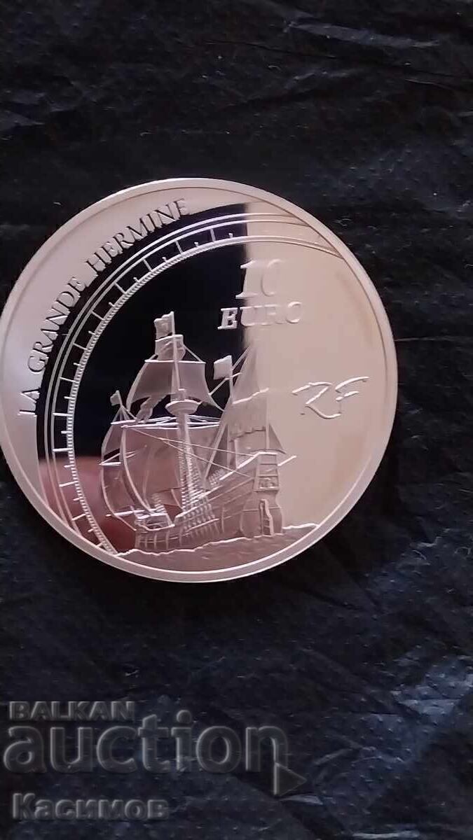 Επετειακό ασημένιο νόμισμα από τη Γαλλία 10 Ευρώ 2011. UNC - 5