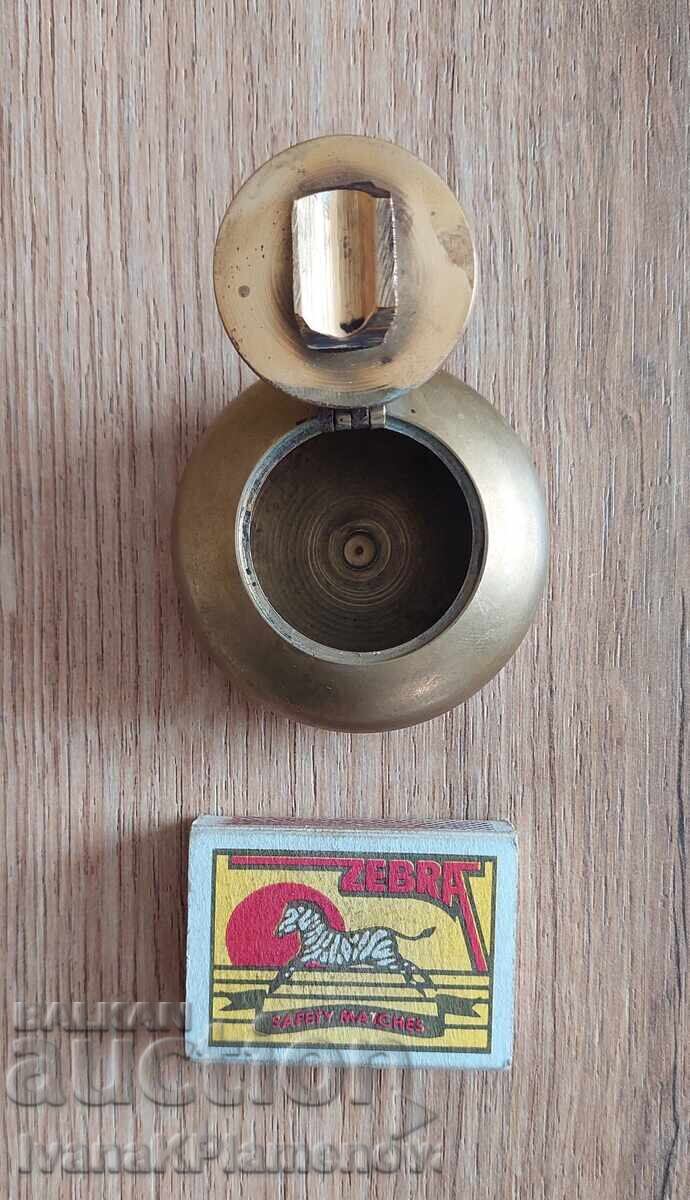 Кутийка пепелник месинг за ценители - 7 Кутийка пепелник месинг за ценители - 7