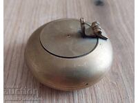 Кутийка пепелник месинг за ценители