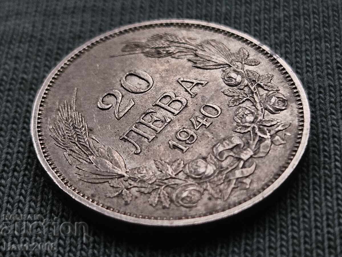 Licitație 20 leva 1940 godina tsarstvo Bulgaria Țar Boris III -12