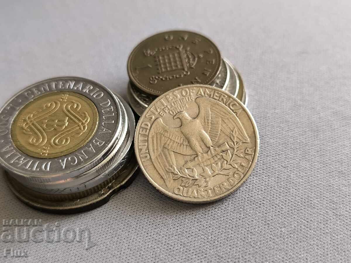 Monedă - SUA - 1/4 (sferturi) dolar | 1983