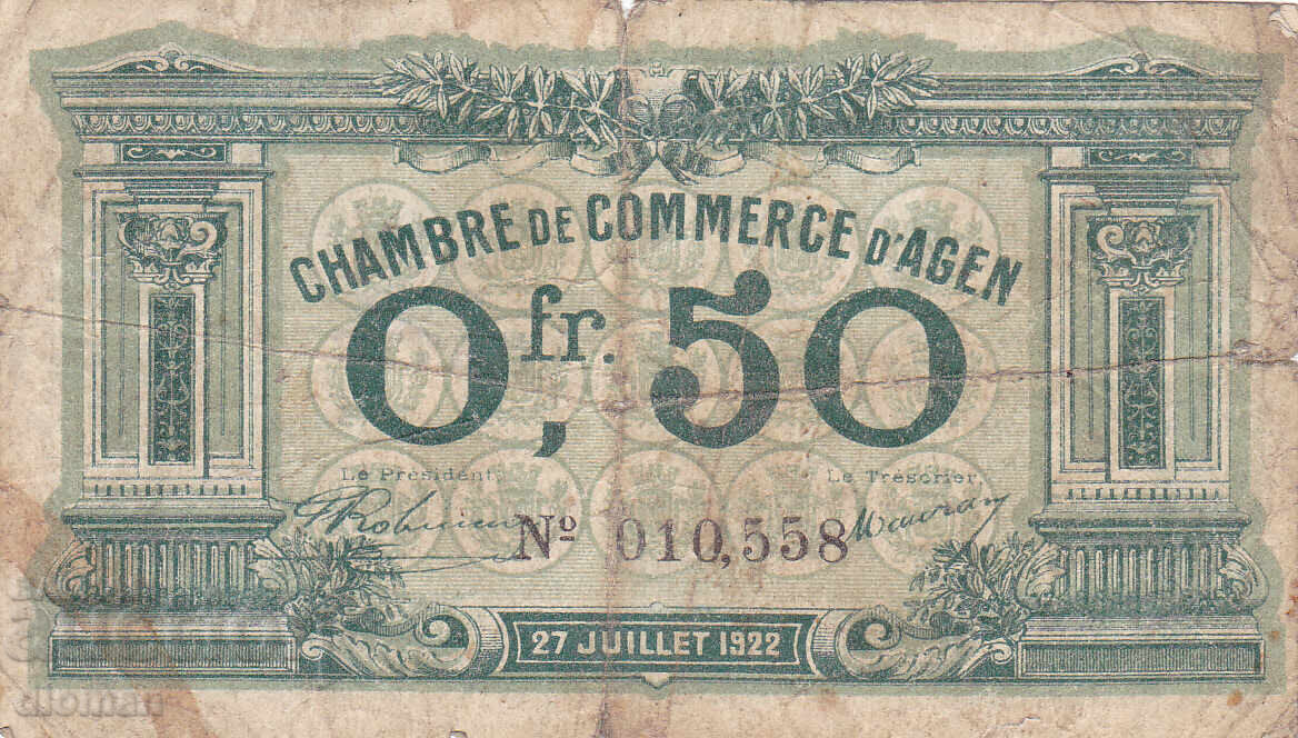 Dioman - FRANCE - 0.50 FRANC - 1922 Dioman - FRANCE - 0.50 FRANC - 1922