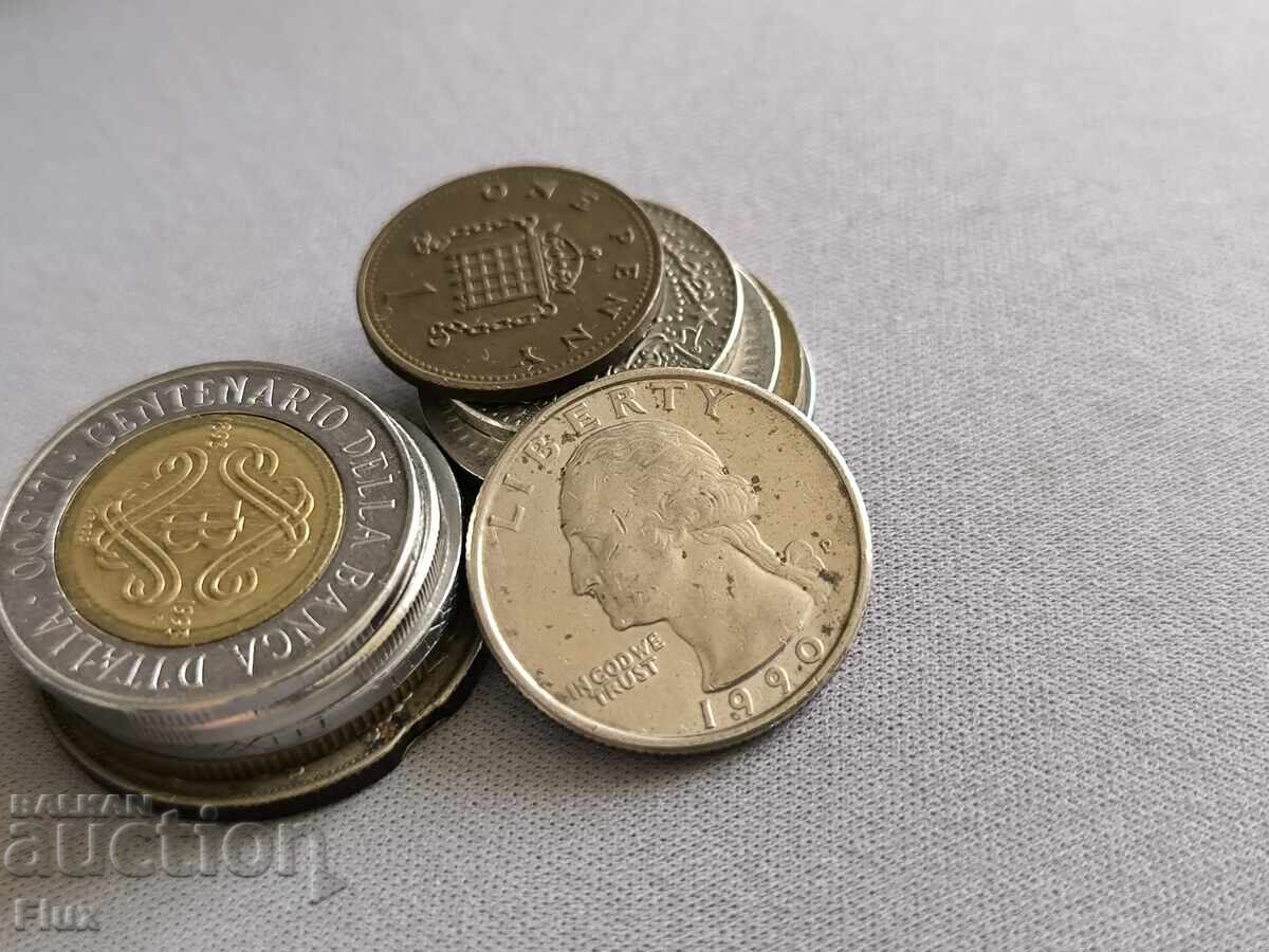 Coin - USA - 1/4 (quarter) dollar | 1990 with price € 0.95 | 1.86 BGN Coin - USA - 1/4 (quarter) dollar | 1990 with price € 0.95 | 1.86 BGN