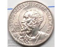 20 λεπτά 1936 Βατικανό Πίος XI - πολύ σπάνιο