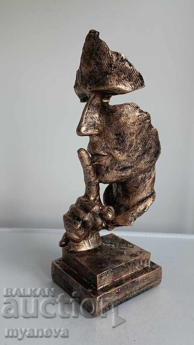 Livrarea "Fericirea iubește tăcerea", statuetă modernistă Livrarea "Fericirea iubește tăcerea", statuetă modernistă