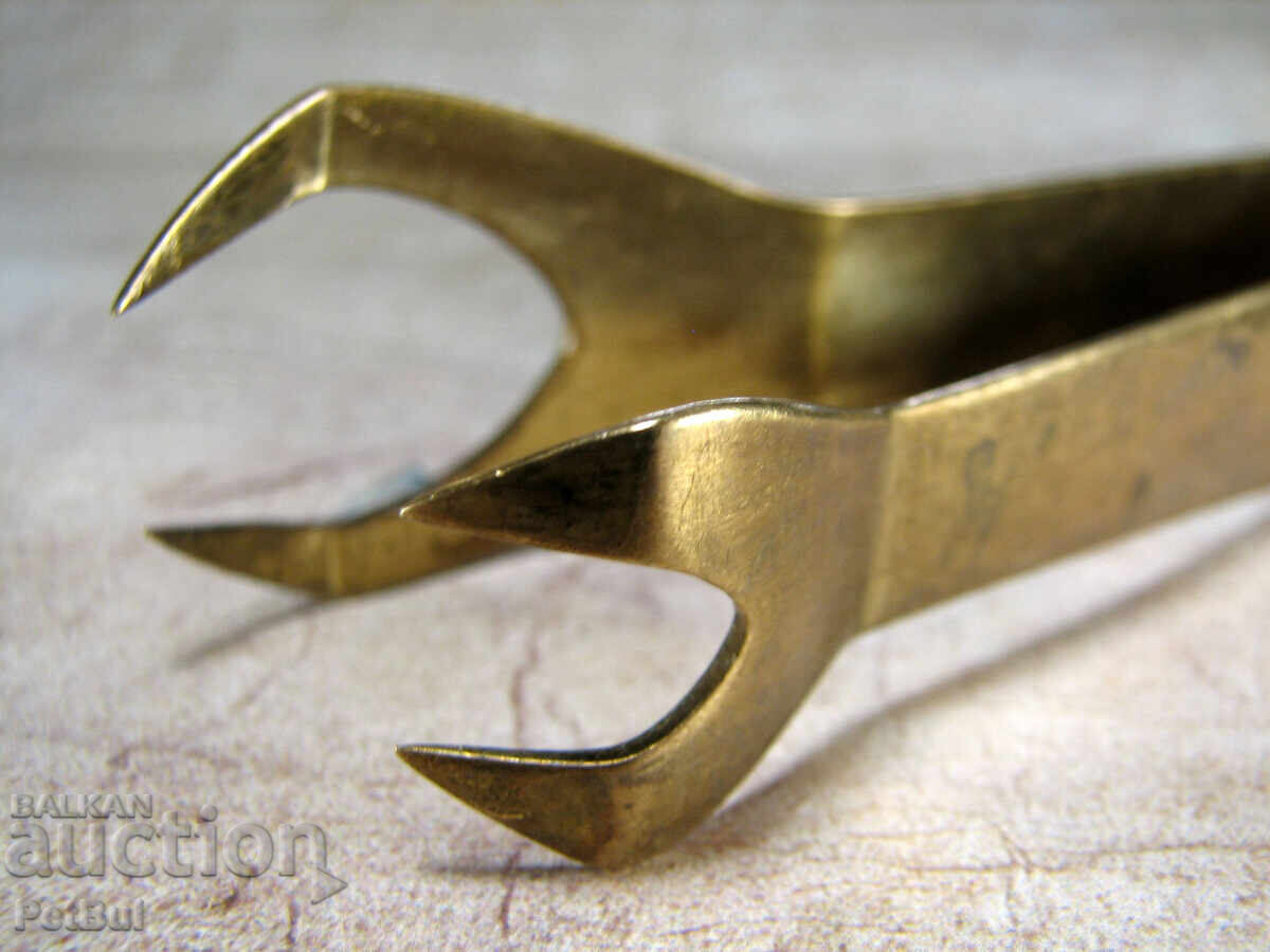 Стара Бронзова Щипка за Лед, Захар, Маслини за Коктейл Бар Стара Бронзова Щипка за Лед, Захар, Маслини за Коктейл Бар