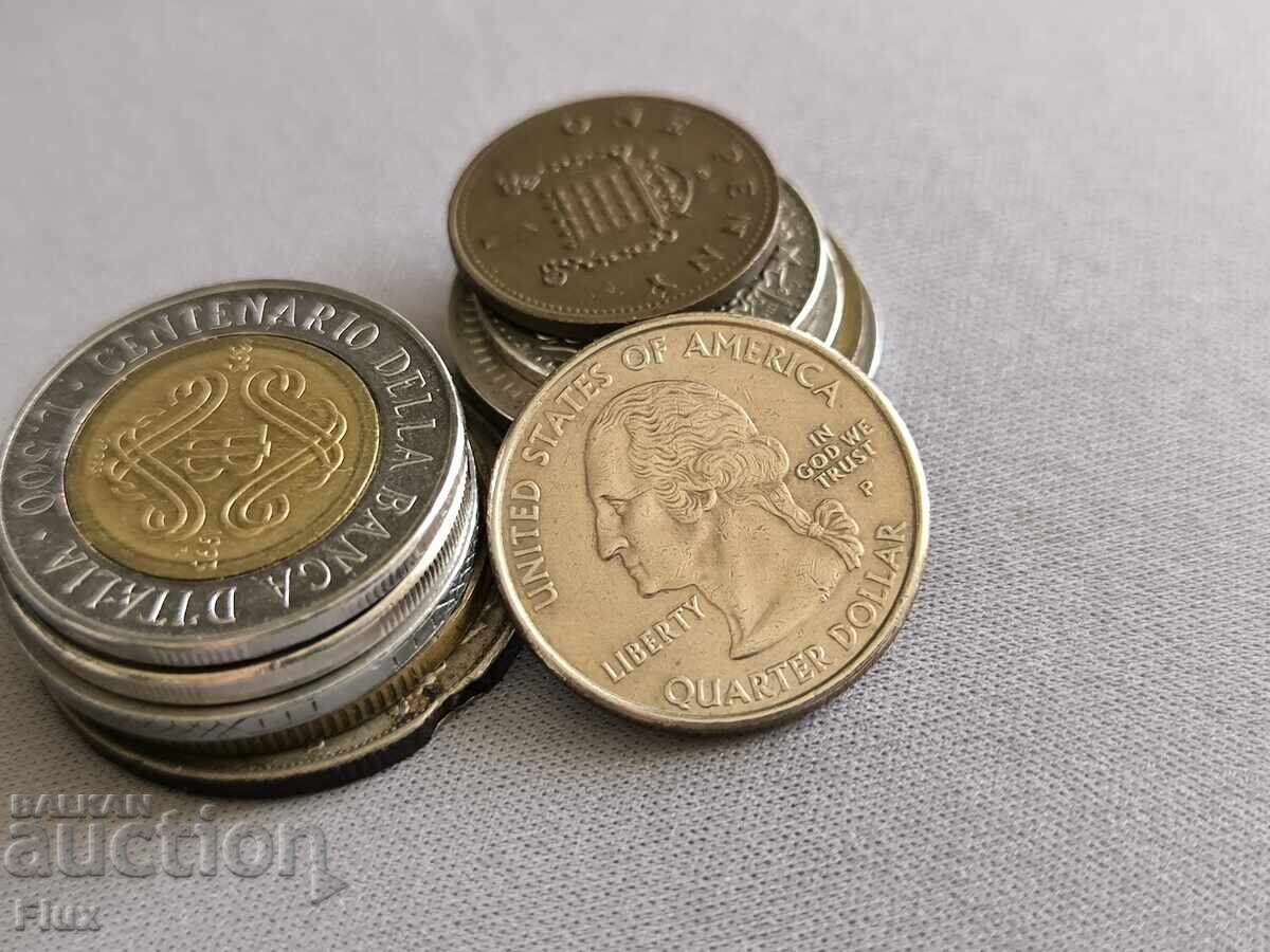Coin - USA - 1/4 (quarter) dollar (New York) | 2001 with price € 1.90 | 3.72 BGN Coin - USA - 1/4 (quarter) dollar (New York) | 2001 with price € 1.90 | 3.72 BGN