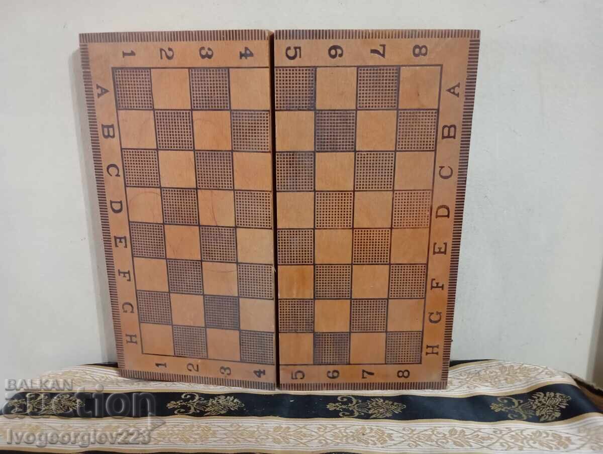 Chess and Backgammon Board, Box Chess and Backgammon Board, Box