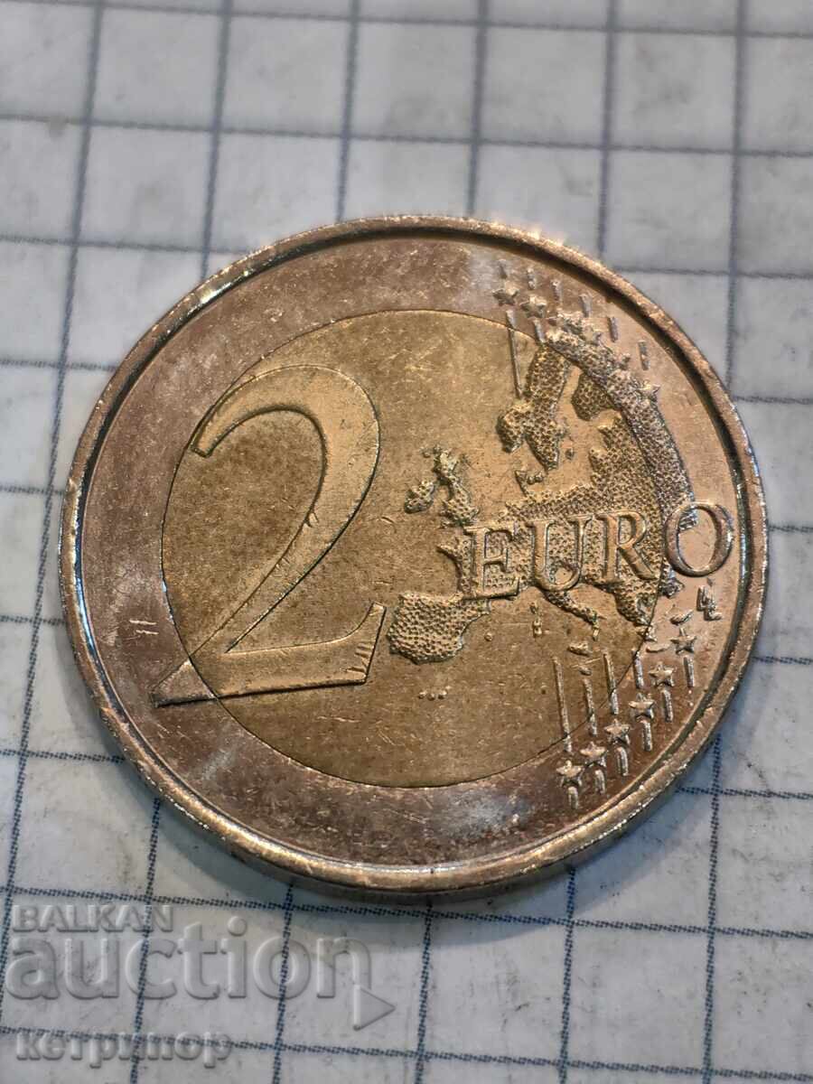 2 Ευρώ Ισπανία 2016 γρ. διμεταλλικό με τιμή € 3.80 | 7.43 BGN