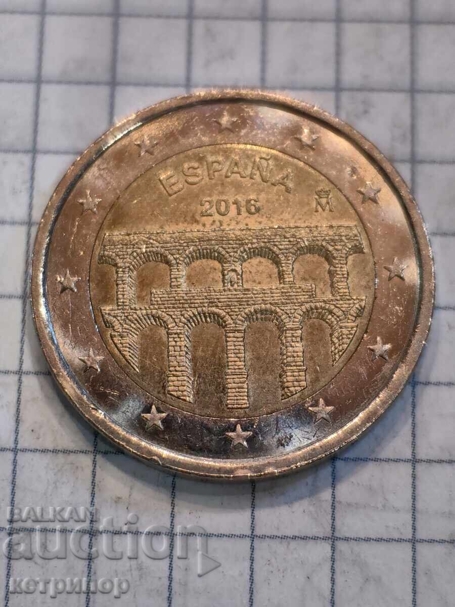 2 Ευρώ Ισπανία 2016 γρ. διμεταλλικό