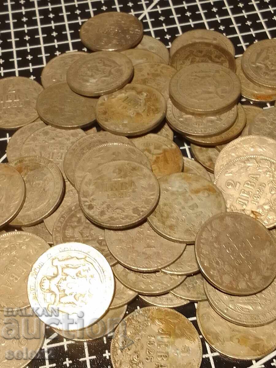 Δημοπρασία Λοτ 70 νομισμάτων των 2 λέβα του 1925 Δημοπρασία Λοτ 70 νομισμάτων των 2 λέβα του 1925