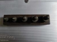 Стари вносни бронзови тежести 5 броя в кутийки