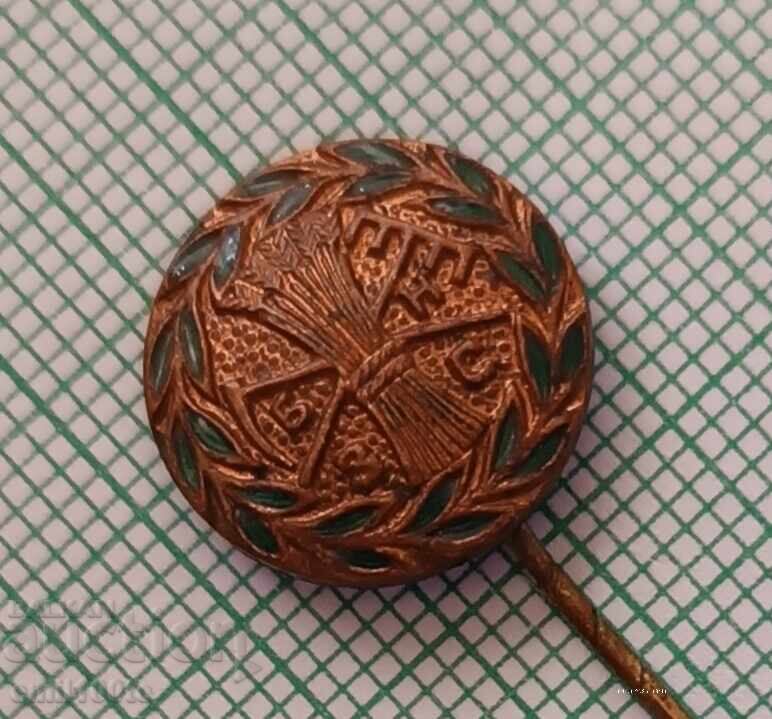 Old badge - Bulgarian Agrarian National Union - likely from before 1944 - 6