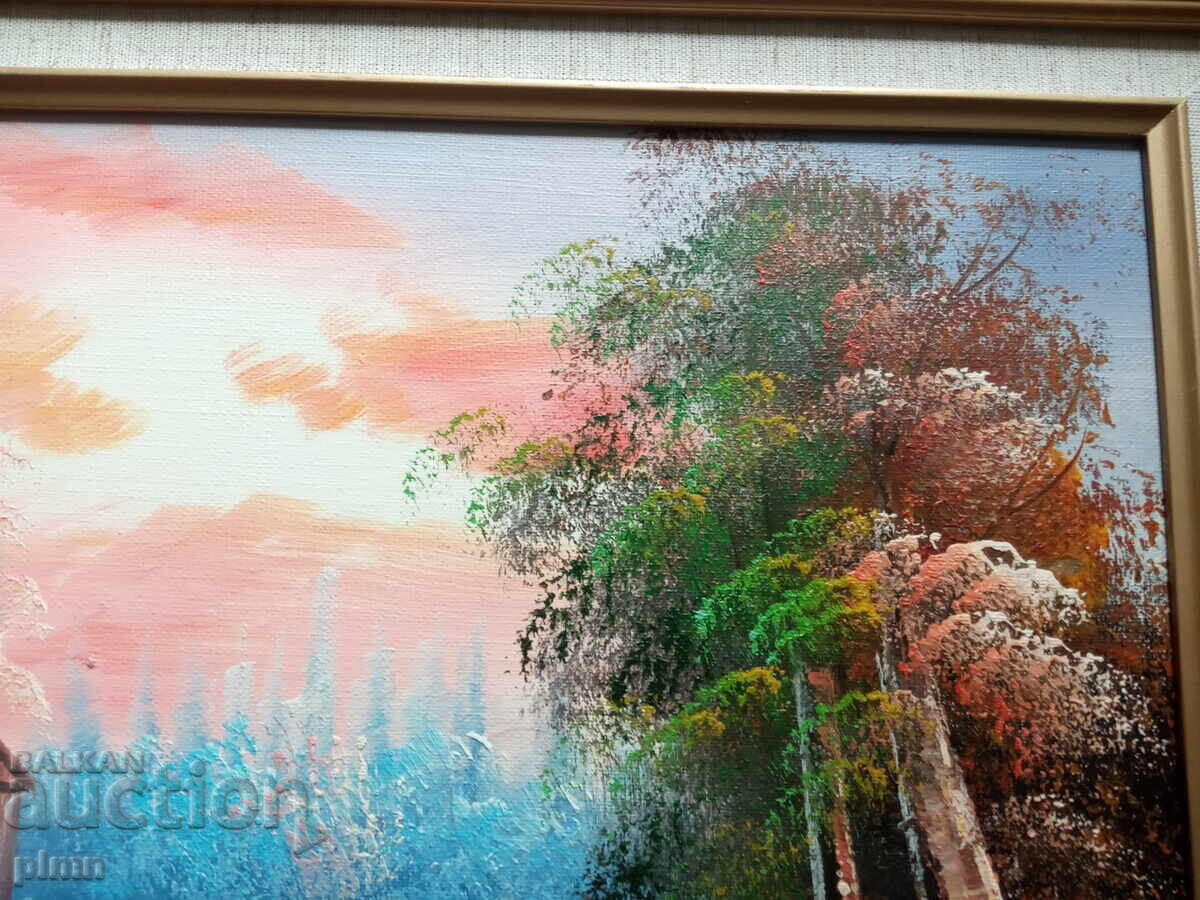 Delivery of Oil painting on canvas